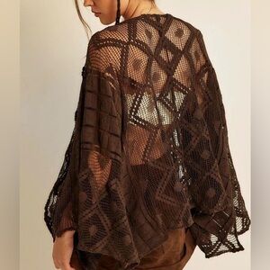 Free People  Off The Coast Crochet Layer